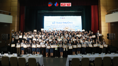 Lễ trao thưởng Sinh viên 5 tốt & Giải Sao Tháng Giêng 2024: Tôn vinh cá nhân và tập thể xuất sắc Học viện Ngoại giao 