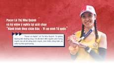 Pacer Lê Thị Như Quỳnh và kỷ niệm ý nghĩa tại giải chạy “Hành trình theo chân Bác – Vì an ninh Tổ quốc”