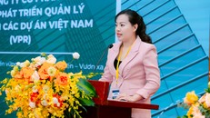 Đại diện Công ty Cổ phần Đầu tư Phát triển Quản lý Điều hành các Dự án Việt Nam (VPR) phát biểu tại M&A Summit 2025.