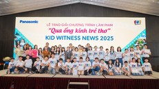 16 bộ phim xuất sắc của các “nhà làm phim nhí” đã được Panasonic vinh danh trong Buổi lễ trao giải chương trình làm phim Qua ống kính trẻ thơ – Kids Witness News 2025