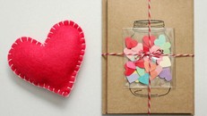 Hướng dẫn cách làm thiệp Valentine 'trái tim trong lọ thủy tinh'