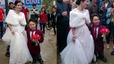 Đám cưới 'nàng Bạch Tuyết và chú lùn' khiến dân mạng dậy sóng