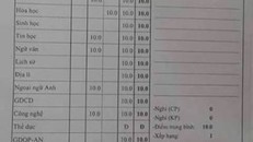 Điểm 10 'từ trên trời rơi xuống' cho học sinh 'đặc biệt'