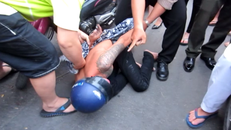 Thót tim cô gái truy đuổi tên cướp qua nhiều quận ở Sài Gòn