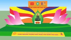 Tượng Phật ngọc hòa bình thế giới trở lại Việt Nam