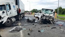 Hiện trường vụ tai nạn - ẢNH: Pháp luật TP.HCM