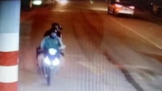 Hình ảnh hai nghi can giết tài xế xe ôm Grab do camera trạm thu phí ghi lại - Ảnh: Báo GiaoThông