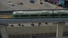 Đoàn tàu chạy thử ngày 1/8 vừa qua. Ảnh: VGP