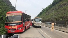 Hiện trường vụ tai nạn - Ảnh: Pháp luật và Xã hội