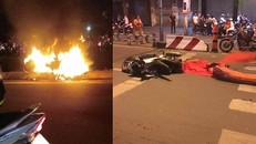 Tai nạn liên tiếp khi đi 'bão', có cả người chết