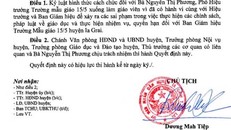 Giáng chức hiệu trưởng, hiệu phó vì nâng khống số lượng học sinh