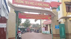 Trong ảnh: Trường Tiểu học Lê Hồng Phong, nơi phụ huynh phản ánh trường cho học sinh yếu kém nghỉ học để thi giáo viên giỏi