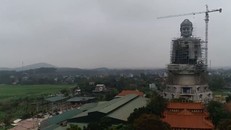 Cận cảnh đại tượng Phật vì hòa bình thế giới lớn nhất Đông Nam Á ở Hà Nội
