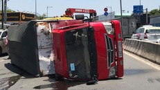 Hiện trường vụ tai nạn - Ảnh: TTXVN