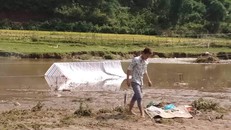 Gãy cột điện cao thế, 2 vợ chồng bị điện giật tử vong