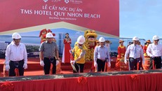 Cất nóc dự án khách sạn tiêu chuẩn 5 sao cao nhất Quy Nhơn 