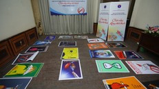 500 tranh dự thi vẽ tranh cổ động về phòng chống tác hại của thuốc lá