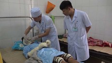 Bình ga phát nổ khiến 5 người bị bỏng nặng