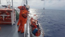 Cứu kịp thời thuyền viên bị tai biến trên vùng biển Hoàng Sa