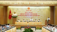 Thủ tướng chủ trì phiên họp Chính phủ với địa phương. Ảnh: VGP/Quang Hiếu
