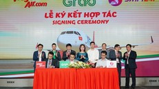 Vietjet, Swift247 và Grab ký kết Thỏa thuận hợp tác toàn diện