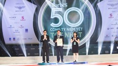 Đây là lần thứ 4 liên tiếp Tập đoàn Xây dựng Hòa Bình vinh dự được trao tặng danh hiệu “Top 50 Công ty niêm yết tốt nhất Việt Nam"