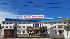 Cơ sở 2, Trung tâm Y tế huyện Bình Sơn, nơi BN590 đang điều trị - Ảnh: Báo Nhân dân