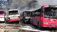 Hiện trường vụ cháy. Ảnh: Cao Hường/Zing