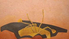 Một tác phẩm trưng bày tại triển lãm. Ảnh: BTC cung cấp