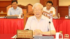 Bộ Chính trị làm việc với Thường vụ Đảng ủy Công an Trung ương