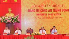 Tổng Bí thư Nguyễn Phú Trọng, Chủ tịch nước Nguyễn Xuân Phúc, Thủ tướng Chính phủ Phạm Minh Chính, Thường trực Ban Bí thư Võ Văn Thưởng dự buổi lễ.