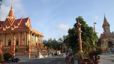 Chùa Xiêm Cán - điểm du lịch nổi tiếng của Bạc Liêu. Ảnh: Chanh Đa/TTXVN