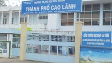Trường Trung học phổ thông thành phố Cao Lãnh, tỉnh Đồng Tháp. (Nguồn: VOV)