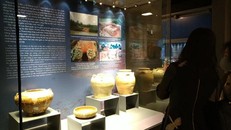 Hình ảnh tại buổi khai mạc "Gốm Việt Nam: Một truyền thống riêng biệt - Nhìn từ sưu tập An Biên". Ảnh: dantri.com.vn