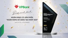 VPBank là đại diện duy nhất của Việt Nam nhận giải thưởng 'Ngân hàng số sáng tạo nhất 2021'