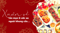 Xuân về tản mạn & ước ao ngoài khung cửa