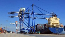 Một góc Cảng Hải Phòng. (Nguồn: TTXVN)