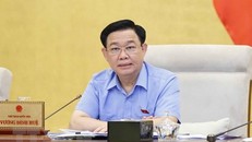 Chủ tịch Quốc hội Vương Đình Huệ phát biểu. (Ảnh: Doãn Tấn/TTXVN)