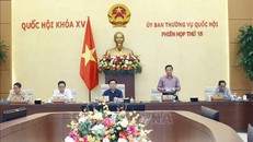 Phó Chủ tịch Quốc hội Nguyễn Khắc Định phát biểu. Ảnh: Doãn Tấn/TTXVN