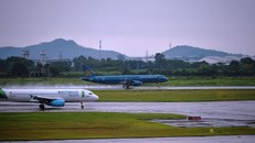 Nhiều cảng hàng không ở khu vực miền Trung và Tây Nguyên đã được mở cửa khai thác trở lại sau bão Noru. (Ảnh: CTV/Vietnam+)