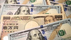 Đồng yên Nhật và đồng USD tại Tokyo (Nhật Bản). Ảnh: THX/TTXVN