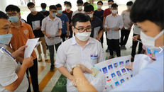 Kỳ thi đánh giá tư duy do Đại học Bách khoa Hà Nội tổ chức. Ảnh: Thanh Tùng/TTXVN