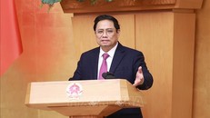 Thủ tướng Phạm Minh Chính chủ trì họp Thường trực Chính phủ, đánh giá tình hình Tết Nguyên đán Quý Mão 2023 và triển khai các nhiệm vụ trọng tâm sau Tết. Ảnh: Dương Giang/TTXVN