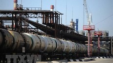 Một cơ sở lọc dầu của Tập đoàn Gazprom, Nga. (Ảnh: TASS/TTXVN)