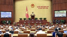 Quang cảnh phiên họp Quốc hội chiều 2/6. (Ảnh: Doãn Tấn/TTXVN)