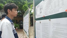 Thí sinh dự thi tốt nghiệp trung học phổ thông năm 2023. (Ảnh: Phạm Mai/Vietnam+)