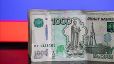 Đồng ruble của Nga. Ảnh: THX/TTXVN