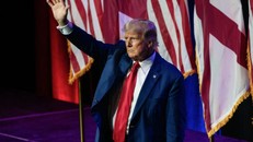 Cựu Tổng thống Donald Trump tại một sự kiện ở Alabama ngày 4/8. Ảnh: AFP