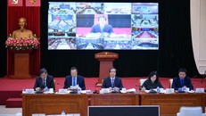 Lần đầu tiên Bộ trưởng GD&ĐT gặp gỡ, đối thoại với các nhà giáo, cán bộ toàn ngành. Ảnh: KH