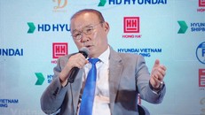 Huấn luyện viên Park Hang-seo bức xúc với hành vi lừa đảo của các đối tượng mạo danh Học viện mang tên ông. (Ảnh: Việt Anh/Vietnam+)